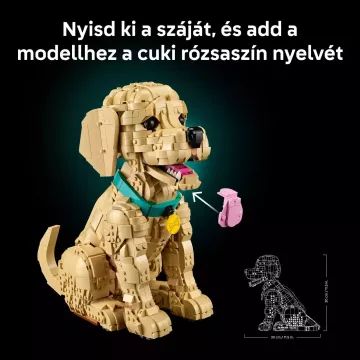 LEGO Icons: Golden Retriever 11384 AMBALAJ DETERIORAT - .foto