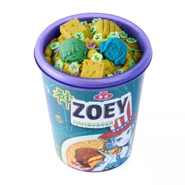 Nisip Kinetic - surpriză Kpop Ramyeon - .foto