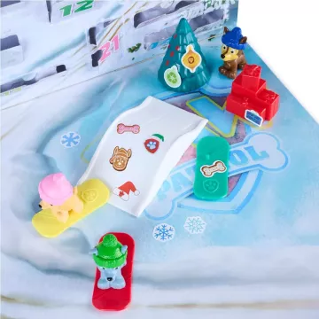 Patrulla Canina: Fiestas - Calendario de Adviento con figuras y accesorios de Patrulla Canina - .imagen