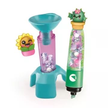 Clementoni Idea!: Set pentru creat evidenţiatoare - 2 bucăţi, cu model floral - .foto