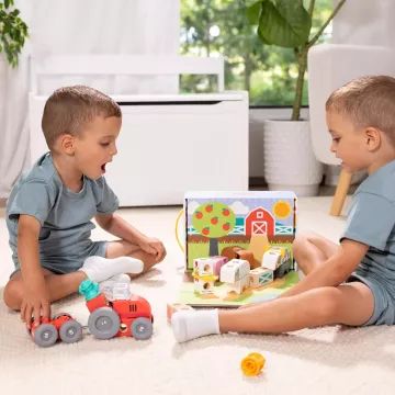 Melissa & Doug: Blockables - Farm szett - . kép