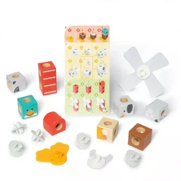 Melissa & Doug: Blockables - Farm barátok szett - . kép