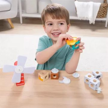 Melissa & Doug: Blockables - Farm barátok szett - . kép