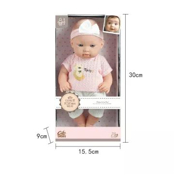 Műanyag baba - 28 cm - . kép