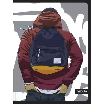 Caiet premium cu pătrățele Fashion - format A4, diverse modele - .foto