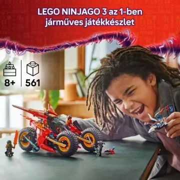 LEGO NINJAGO: Vehicul ninja de luptă 71844 AMBALAJ DETERIORAT - .foto
