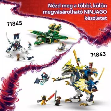 LEGO NINJAGO: Vehicul ninja de luptă 71844 AMBALAJ DETERIORAT - .foto