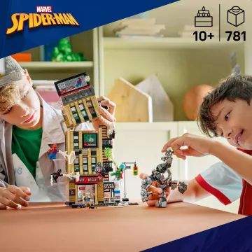 Lego S.H.: Spider-Man vs. Mysterio: Ziarul Daily Bugle 76342 AMBALAJ DETERIORAT - .foto