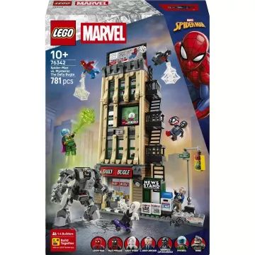 Lego S.H.: Spider-Man vs. Mysterio: Ziarul Daily Bugle 76342 AMBALAJ DETERIORAT - .foto