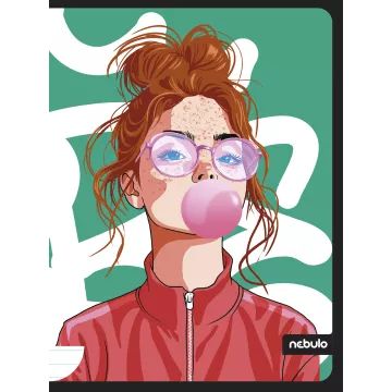 Fashion premium bilježnica s crtama - A4, 4. razred - .slika