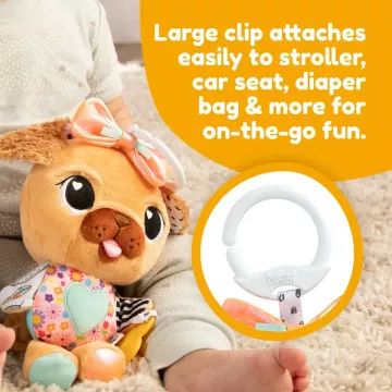 Lamaze: Lovey, het puppy-babyspeeltje – ophangbaar - .afbeelding