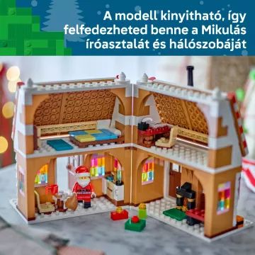 Căsuță de turtă dulce LEGO® Iconic de sărbători 40809 - .foto
