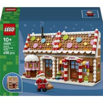 Căsuță de turtă dulce LEGO® Iconic de sărbători 40809 - .foto