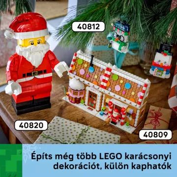 LEGO® Iconic Hóemberes karácsonyi díszek 40812 - . kép