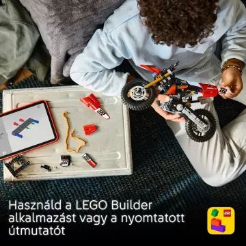 LEGO® Technic Ducati Desmo450 MX Factory motorkerékpár 42238 - . kép