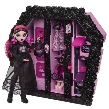 Monster High: Rémtrendi Öltöző Draculaura babával - . kép
