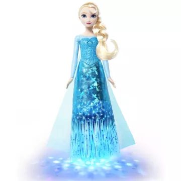 Regatul de Gheață: Păpușa cântătoare Elsa cu joc de lumini - .foto