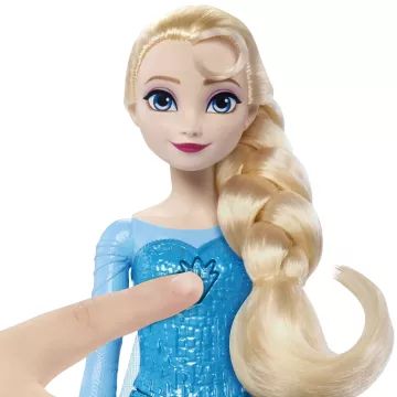 Regatul de Gheață: Păpușa cântătoare Elsa cu joc de lumini - .foto