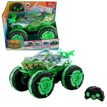 Hot Wheels: Monster Trucks Anfíbio Teleguiado Great Bite - .Imagem