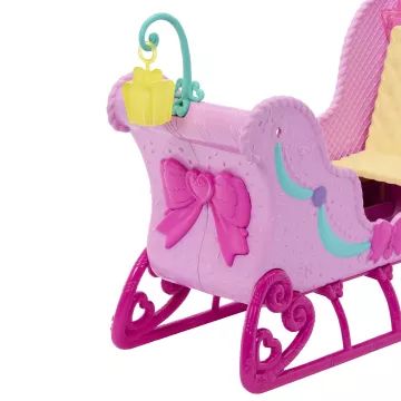 Barbie: Dziadek do orzechów – Zimowy Zestaw Sań z Konikiem - .zdjęcie 