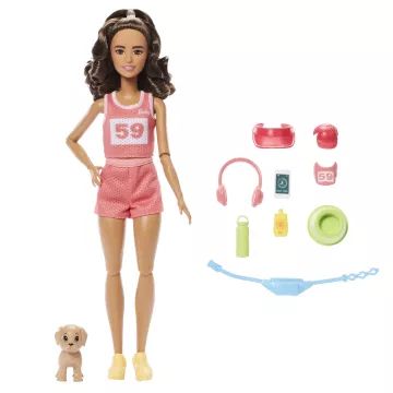 Barbie: Futó Barbie - Baba Kiegészítőkkel - . kép