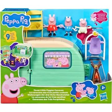 Peppa Purceluș: Set de joacă cu rulotă „Cei trei purceluși” - .foto