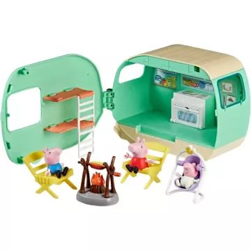 Peppa Purceluș: Set de joacă cu rulotă „Cei trei purceluși” - .foto