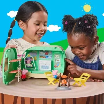 Peppa malac: Három kismalac karavános játékszett - . kép