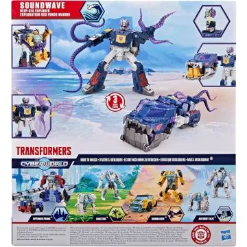 Transformers CYBERWORLD Soundwave Deep Sea Explorer játékszett - . kép
