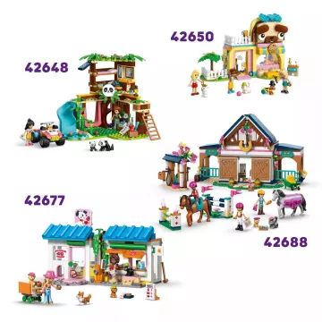 Lego Friends: Ló- És Csikószállító Utánfutó 42695 CSOMAGOLÁSSÉRÜLT - . kép
