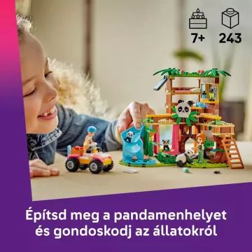 LEGO FRIENDS: Pandamenedékhely 42648 CSOMAGOLÁSSÉRÜLT - . kép