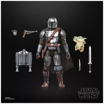 Star Wars The Black Series - Mandalorianul și Grogu - .foto
