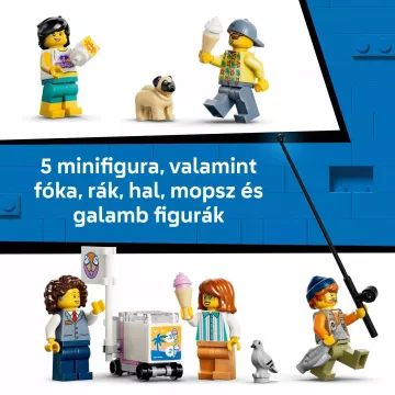 LEGO® City Klasszikus tengerparti villamos 60506 - CSOMAGOLÁSSÉRÜLT - . kép