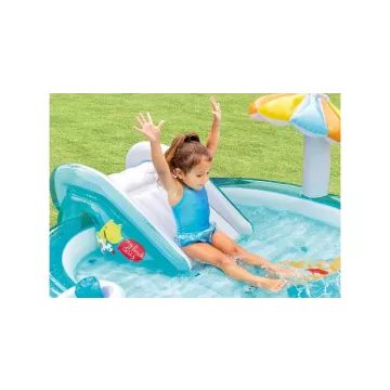 Intex: Piscină pentru copii cu aligator - 201 x 170 x 84 cm AMBALAJ DETERIORAT - .foto