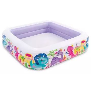 Intex: Piscină pentru copii cu umbrar - 157 x 157 x 122 cm AMBALAJ DETERIORAT - .foto