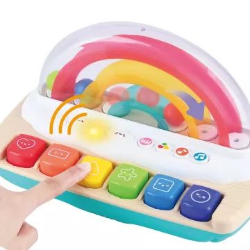 Playgo: Vidám szivárvány bébizongora - . kép