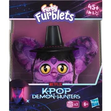 Furby Furblet interaktív plüssfigura, K-Pop Saja figura - . kép