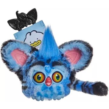 Jucărie de pluș interactivă Furby Furblet, K-Pop Derpy - .foto