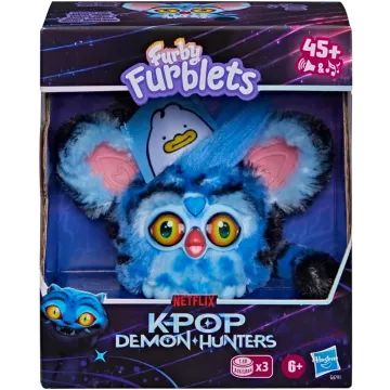 Jucărie de pluș interactivă Furby Furblet, K-Pop Derpy - .foto