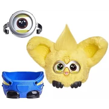 Figurină de pluș interactivă Furby Furblets - Minions - .foto