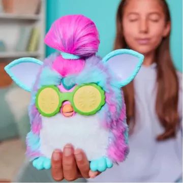 Figurină de pluș interactivă Furby Vibes - Blue Razz - .foto