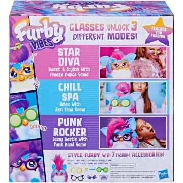 Furby Vibes interaktív plüss figura - Blue Razz - . kép
