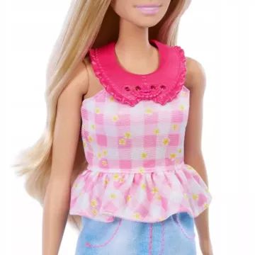 Barbie: Păpușă Barbie ușor de îmbrăcat și coafat, cu accesorii - .foto