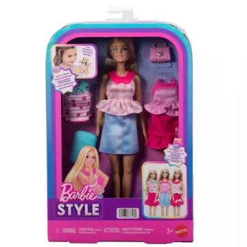 Barbie: Vieglāk saģērbjama un ķemmējama Barbie lelle ar aksesuāriem - .attēls