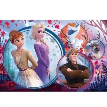 Puzzle 160 db - Frozen 2.: Nővérek kalandja CSOMAGOLÁSSÉRÜLT - . kép