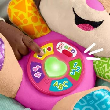 Fisher-Price: Râzi și Crești! - Cățelușa interactivă, noua versiune, AMBALAJ DETERIORAT - în limba maghiară - .foto