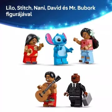 LEGO DISNEY CL.: Lilo ás Stitch tengerparti 43268 CSOMAGOLÁSSÉRÜLT - . kép
