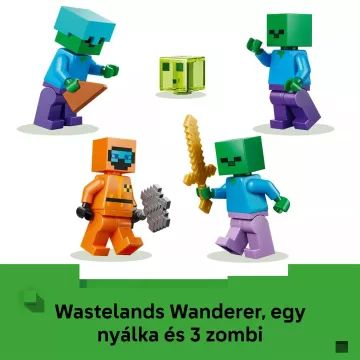 Lego Minecraft: Temnița cu zombi 21587 AMBALAJ DETERIORAT - .foto