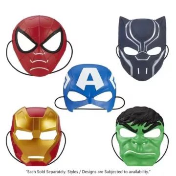 Mască cu supereroi Marvel, diverse modele - .foto