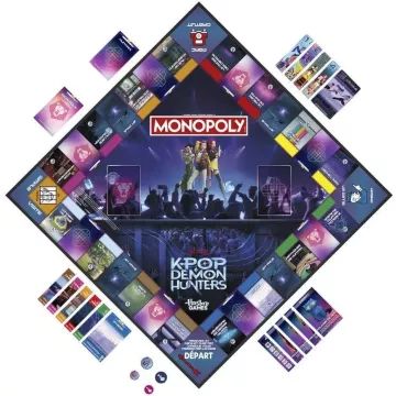 Monopoly Deal K-POP Demon Hunters társasjáték - . kép